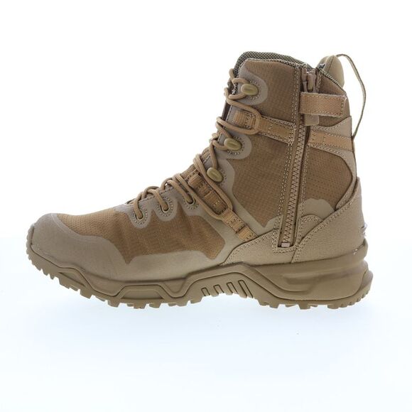 Original Swat Mens Alpha Fury 8" Side-Zip Brown Boots (NWT) - Picture 5 of 7